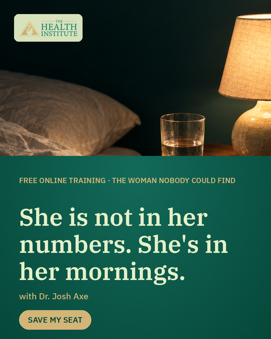 Training artwork: She is not in her numbers. She’s in her mornings.